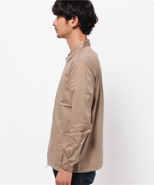 WEGO(ウィゴー)の「WEGO/シャツコーチジャケット(ブルゾン・メンズ・ベージュ/グレー系その他・MEDIUM/LARGE)」の6枚目の写真