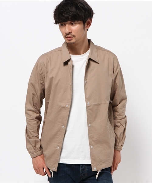 WEGO(ウィゴー)の「WEGO/シャツコーチジャケット(ブルゾン・メンズ・ベージュ/グレー系その他・MEDIUM/LARGE)」の4枚目の写真