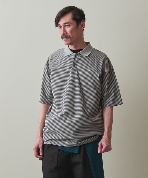 ＜Steven Alan＞ 40//ツイスト ボーダー ポロシャツ ―LOOSE Steven Alan（スティーブンアラン）の「＜Steven Alan＞ 40