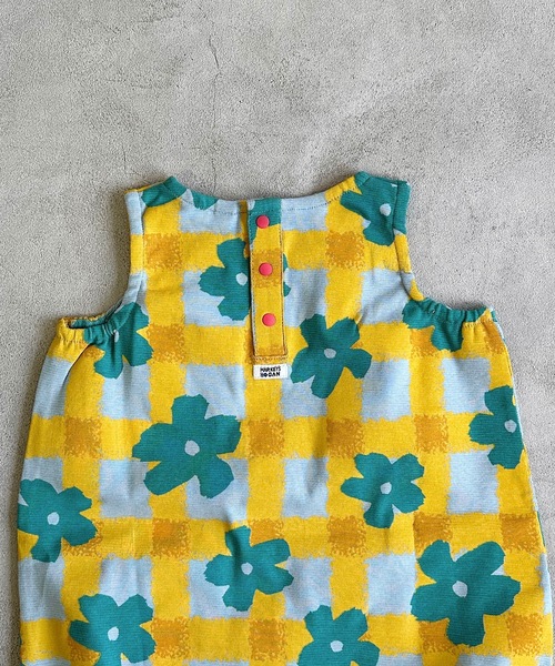 HOGAN RANCH WEAR(ホーガンランチウエア)の「ソウガラタンクロンパース(70~80cm)(ロンパース・キッズ・マルチ/アイボリー/グリーン・80/70)」の7枚目の写真