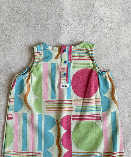 HOGAN RANCH WEAR(ホーガンランチウエア)の「ソウガラタンクロンパース(70~80cm)(ロンパース・キッズ・マルチ/アイボリー/グリーン・80/70)」の9枚目の写真