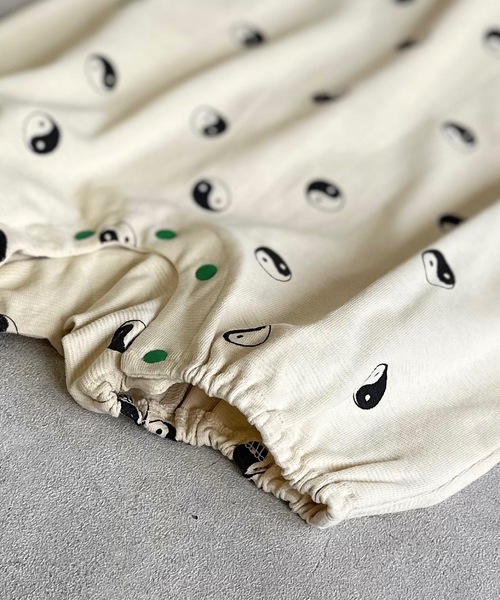 HOGAN RANCH WEAR(ホーガンランチウエア)の「ソウガラタンクロンパース(70~80cm)(ロンパース・キッズ・マルチ/アイボリー/グリーン・80/70)」の4枚目の写真