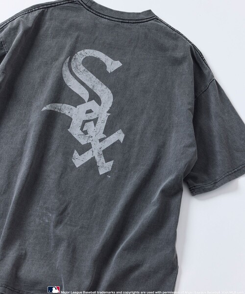 FREAK'S STORE（フリークスストア）の「限定展開 MLB/メジャーリーグベースボール 別注 ビッグシルエット ピグメントダイ バックプリントTシャツ（Tシャツ/カットソー・メンズ・ブラック系その他3/ブラック系その他/ブラック系その他2・LARGE/MEDIUM/SMALL）」の7枚目の写真