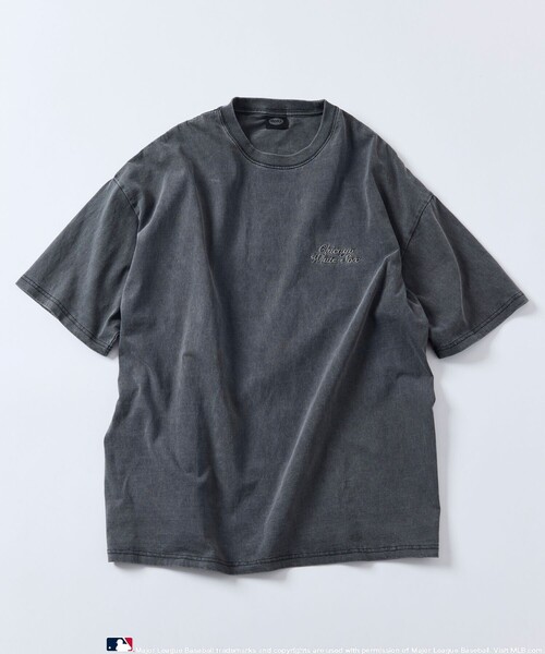 FREAK'S STORE（フリークスストア）の「限定展開 MLB/メジャーリーグベースボール 別注 ビッグシルエット ピグメントダイ バックプリントTシャツ（Tシャツ/カットソー・メンズ・ブラック系その他3/ブラック系その他/ブラック系その他2・LARGE/MEDIUM/SMALL）」の9枚目の写真