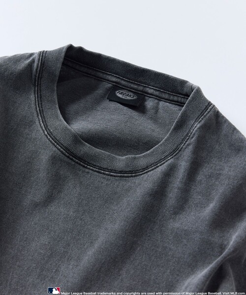 FREAK'S STORE（フリークスストア）の「限定展開 MLB/メジャーリーグベースボール 別注 ビッグシルエット ピグメントダイ バックプリントTシャツ（Tシャツ/カットソー・メンズ・ブラック系その他3/ブラック系その他/ブラック系その他2・LARGE/MEDIUM/SMALL）」の13枚目の写真