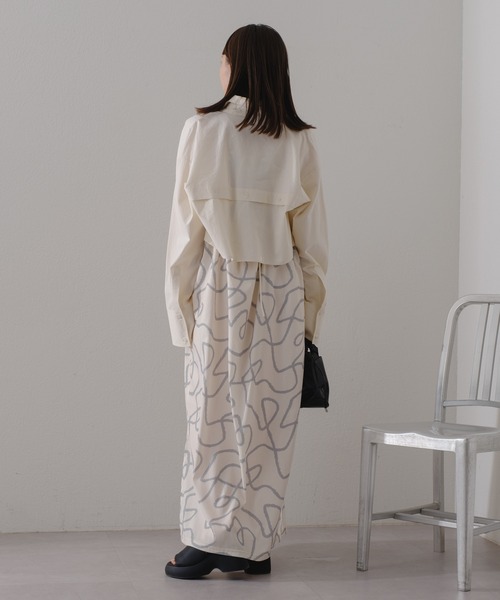 Kastane（カスタネ）の「【2024SS/2サイズ展開】グラフィティキャミワンピース（ワンピース・レディース・ミント/アイボリー・0/1）」の16枚目の写真