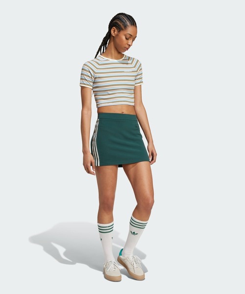 adidas（アディダス）の「プレミアム オリジナルス クレープスカート / アディダスオリジナルス adidas Originals（スカート・レディース・ブルー/ホワイト/グリーン・XX-LARGE/MEDIUM/X-LARGE/LARGE/SMALL/X-SMALL）」の12枚目の写真