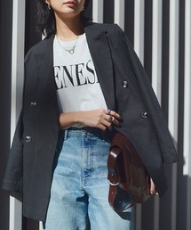 RASW（ラス）の「[RASW]ダブルブレストリネンジャケット（テーラードジャケット）」