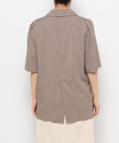 【セール】［追加1］タックスリーブアソートジャケット 113619（テーラードジャケット）｜mysty woman（ミスティウーマン）