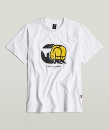 G-STAR | JEANS CARTOON LOOSE T-SHIRT/アートグラフィックプリントルーズTシャツ(Tシャツ/カットソー)