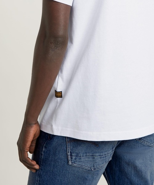 G-STAR（ジースター）の「JEANS CARTOON LOOSE T-SHIRT/アートグラフィックプリントルーズTシャツ（Tシャツ/カットソー・メンズ・ホワイト・LARGE/MEDIUM/SMALL/X-LARGE/X-SMALL）」の5枚目の写真