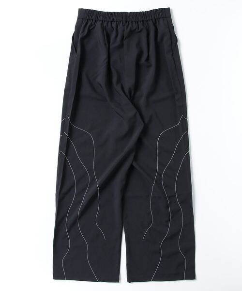 Theater code(シアターコード)の「▲unique line pants / ユニーク ライン パンツ(スラックス・メンズ・ブラック・3/2)」の12枚目の写真