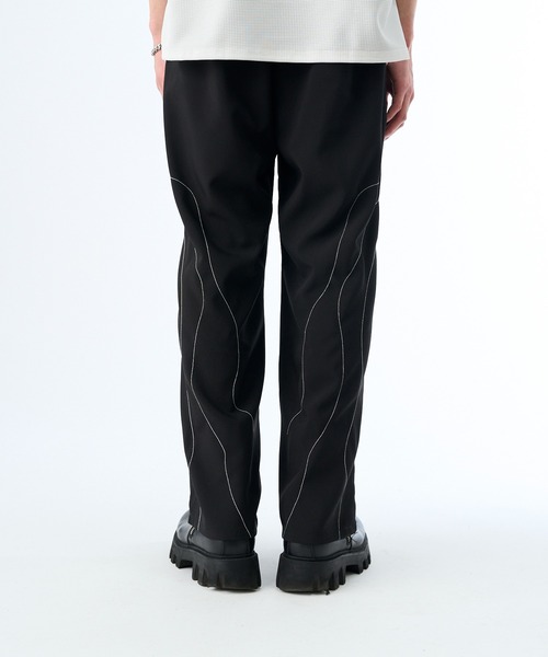 Theater code(シアターコード)の「▲unique line pants / ユニーク ライン パンツ(スラックス・メンズ・ブラック・3/2)」の9枚目の写真