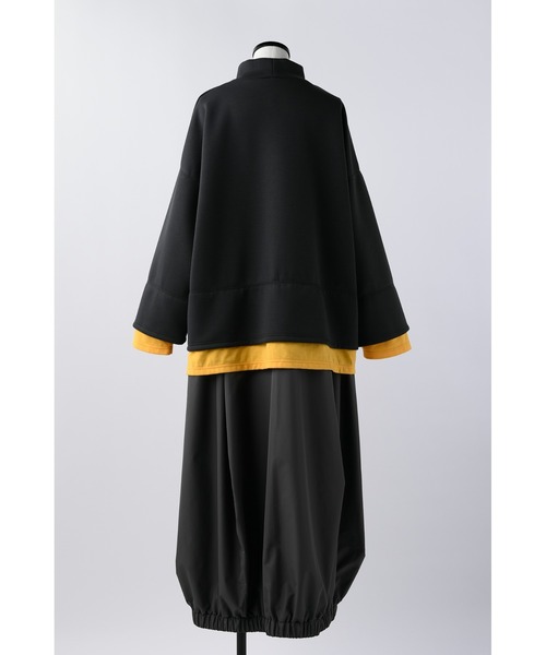 人気 ナゴンスタンス ダンボールエプロン ワンピース nagonstans nagonstans（ナゴンスタンス）の「ダンボール レイヤードドレス