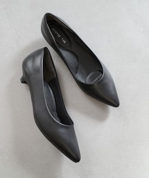 AmiAmi（アミアミ）の「究極の履き心地！3cmヒール抗菌消臭ポインテッドトゥローヒールパンプス（パンプス）」