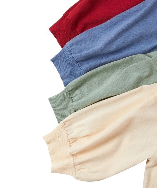 F i.n.t(フィント)の「ボウタイ5分袖ニットプルオーバー/F&A/fint(ニット/セーター・レディース・オフホワイト/ライトブルー・FREE)」の9枚目の写真