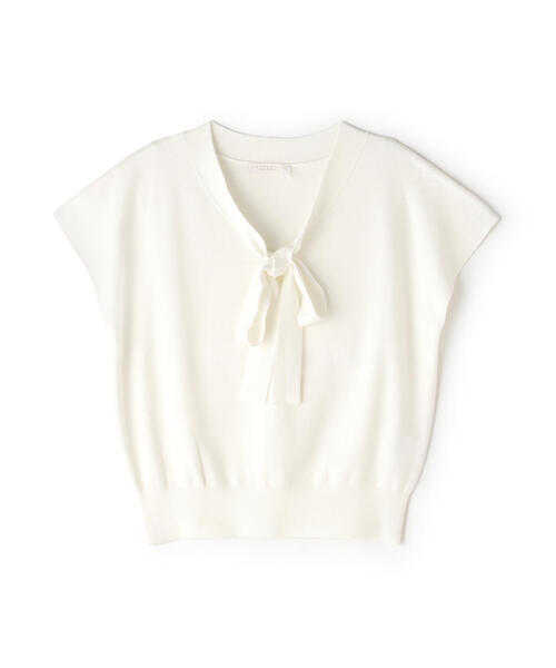 PROPORTION BODY DRESSING - 【新品】プロポーションボディドレッシング リボンボウタイフレンチニット PROPORTION BODY DRESSING（プロポーションボディドレッシング