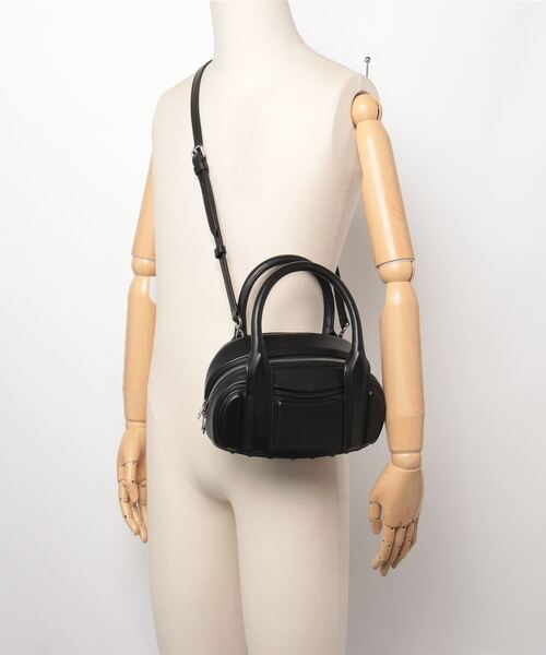 alexanderwang（アレキサンダーワン）の「ROC SMALL TOP HANDLE W/ SHOULDER STRAP（ハンドバッグ・レディース・ブラック・ONE SIZE）」の4枚目の写真