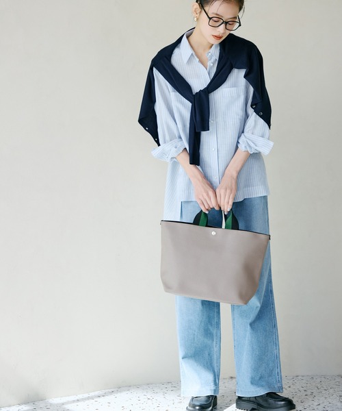 【美品】Breath TOPKAPI スコッチグレイン バイカラーA4 トート Breath TOPKAPI】SCOTCH GRAIN スコッチグレイン プレーン バイ