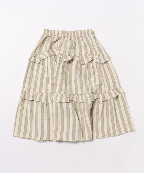 【セール】★Rylee＋Cru★RUFFLED MIDI SKIRT || AUTUMN STRIPE（その他ベビー用品）｜Rylee + Cru（ライリーアンドクルー）