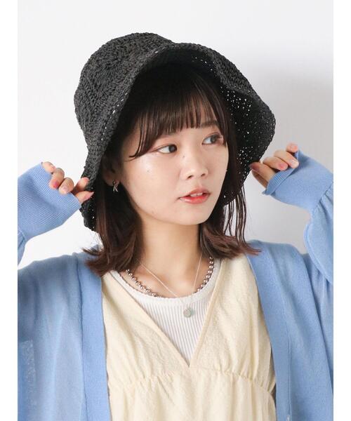 ehka sopo（エヘカソポ）の「ペーパーチューリップハット（ハット・レディース・ブラック/ブラウン/キナリ・F）」の14枚目の写真