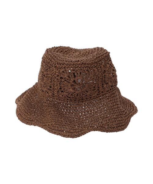 ehka sopo（エヘカソポ）の「ペーパーチューリップハット（ハット・レディース・ブラック/ブラウン/キナリ・F）」の18枚目の写真