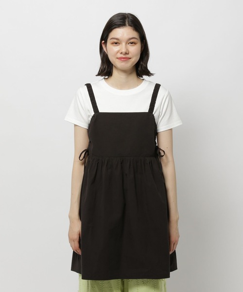 niko and...（ニコアンド）の「2WAYサイドオープンキャミソール（キャミソール・レディース・アイボリー/ブラック・FREE）」の7枚目の写真