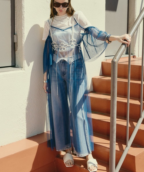 VIOLETTA（ヴィオレッタ）の「チュールAラインワンピース（ワンピース