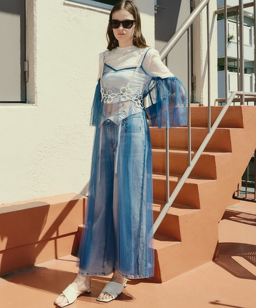 VIOLETTA（ヴィオレッタ）の「チュールAラインワンピース（ワンピース