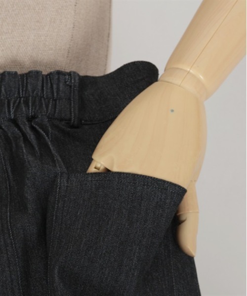 axes femme POETIQUE（アクシーズファムポエティック）の「レースアップデニムパンツ（デニムパンツ・レディース・ブラック/インディゴブルー/ホワイト・MEDIUM）」の19枚目の写真
