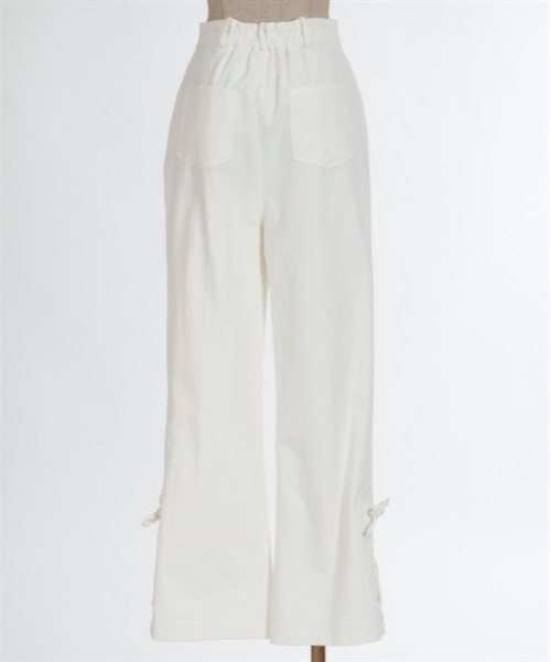 axes femme POETIQUE（アクシーズファムポエティック）の「レースアップデニムパンツ（デニムパンツ・レディース・ブラック/インディゴブルー/ホワイト・MEDIUM）」の16枚目の写真