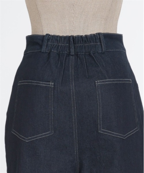 axes femme POETIQUE（アクシーズファムポエティック）の「レースアップデニムパンツ（デニムパンツ・レディース・ブラック/インディゴブルー/ホワイト・MEDIUM）」の4枚目の写真
