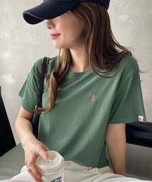 Ada.（エイダ）の「U.S. POLO ASSN. 10色展開 大人気のワンポイント刺繍 コンパクトシルエット ベーシック Tシャツ（Tシャツ/カットソー）」