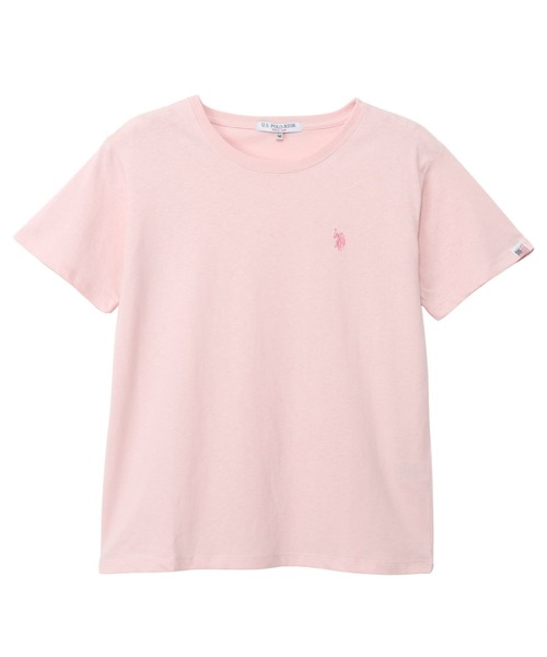snidel POLO コラボTシャツ　ピンク 2024SS ☆ スナイデル ポロラルフローレン Tシャツ ピンク コラボ 2024SS