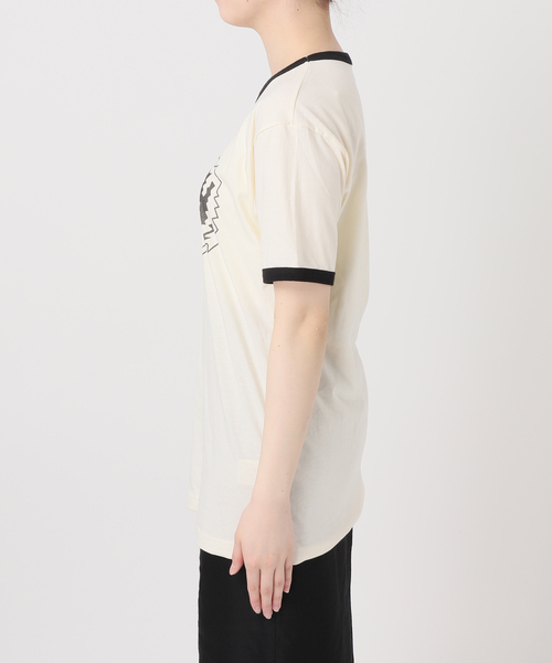 EDIT. FOR LULU(エディットフォールル)の「【BLUESCENTRIC / ブルースセントリック】CRASH RECORD RINGER TEE(Tシャツ/カットソー・レディース・アイボリー・SMALL)」の12枚目の写真