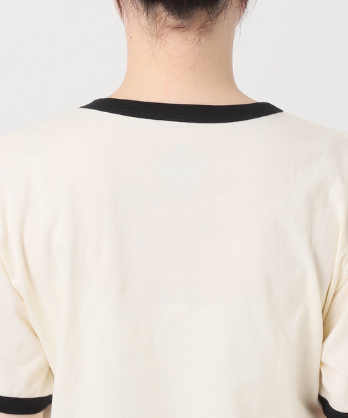 EDIT. FOR LULU(エディットフォールル)の「【BLUESCENTRIC / ブルースセントリック】CRASH RECORD RINGER TEE(Tシャツ/カットソー・レディース・アイボリー・SMALL)」の4枚目の写真