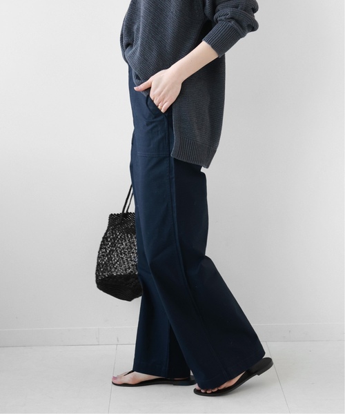 JOURNAL STANDARD relume（ジャーナルスタンダード　レリューム）の「《追加6》ワイドベイカーパンツ（カーゴパンツ・レディース・ネイビー/ホワイト/カーキ・38/36/34）」の7枚目の写真