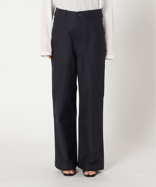 JOURNAL STANDARD relume（ジャーナルスタンダード　レリューム）の「《追加6》ワイドベイカーパンツ（カーゴパンツ・レディース・ネイビー/ホワイト/カーキ・38/36/34）」の10枚目の写真