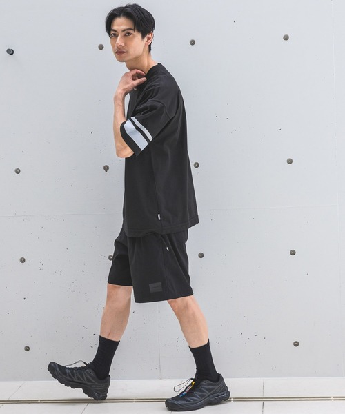 HEREIAM（ヘレイアム）の「【HEREIAM MEN】接触冷感＆吸水速乾／スリーブラインTEE（Tシャツ/カットソー・メンズ・ホワイト/ブラック・MEDIUM/LARGE）」の10枚目の写真