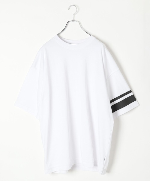HEREIAM（ヘレイアム）の「【HEREIAM MEN】接触冷感＆吸水速乾／スリーブラインTEE（Tシャツ/カットソー・メンズ・ホワイト/ブラック・MEDIUM/LARGE）」の16枚目の写真