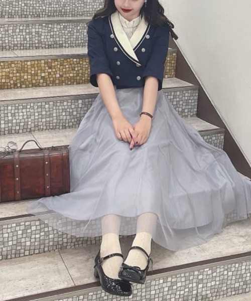 F i.n.t（フィント）の「【晴雨兼用】リボンストラップレインパンプス（レインシューズ・レディース・ネイビー×ホワイト/モカ/ブラック・S/M/L）」の2枚目の写真