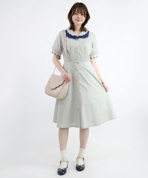 F i.n.t（フィント）の「【晴雨兼用】リボンストラップレインパンプス（レインシューズ・レディース・ネイビー×ホワイト/モカ/ブラック・S/M/L）」の10枚目の写真