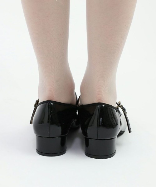 F i.n.t（フィント）の「【晴雨兼用】リボンストラップレインパンプス（レインシューズ・レディース・ネイビー×ホワイト/モカ/ブラック・S/M/L）」の22枚目の写真