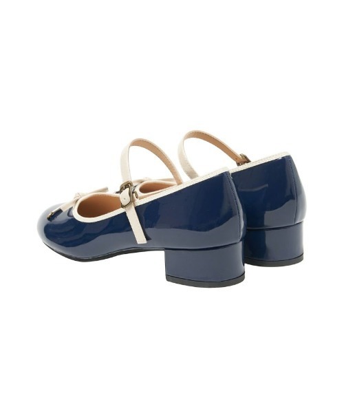 F i.n.t（フィント）の「【晴雨兼用】リボンストラップレインパンプス（レインシューズ・レディース・ネイビー×ホワイト/モカ/ブラック・S/M/L）」の17枚目の写真