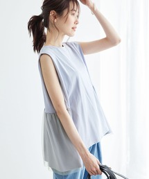 ROPE' PICNIC | チュール切替トップス(Tシャツ/カットソー)
