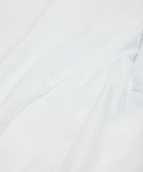 ROPE' PICNIC（ロペピクニック）の「チュール切替トップス（Tシャツ/カットソー・レディース・キナリ/サックスブルー/ブラック・38）」の10枚目の写真