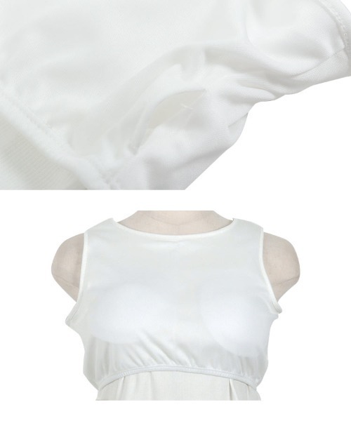 KOBE LETTUCE（コウベレタス）の「カップ付きヘビーウェイトリブアメスリタンクトップ（タンクトップ・レディース・モカ/カーキ/ブラック/オフホワイト/アイボリー系・M）」の14枚目の写真