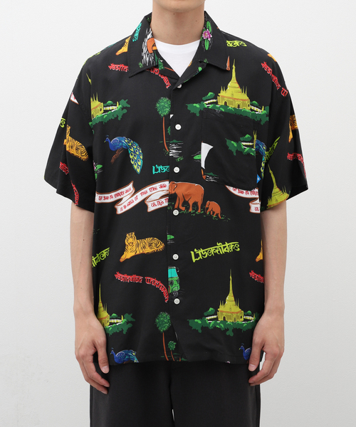 Liberaiders(リベレイダース)の「Liberaiders / リベレイダース RAYON ALOHA SHIRT #70202(シャツ/ブラウス・メンズ・ブラック/ホワイト系その他・LARGE/MEDIUM)」の1枚目の写真