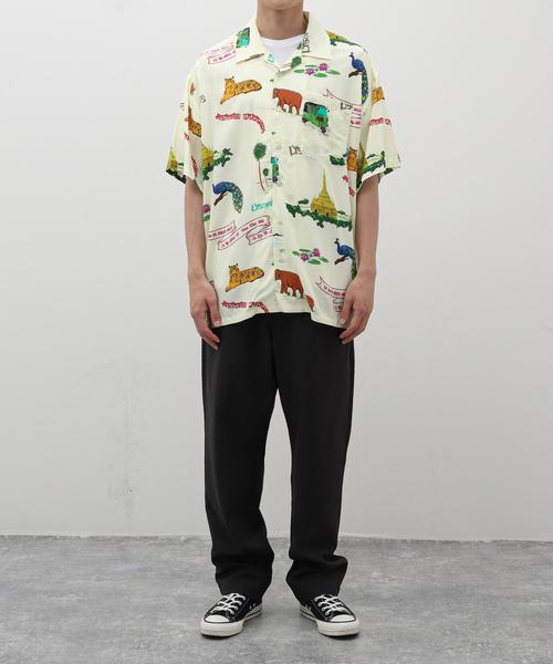 Liberaiders(リベレイダース)の「Liberaiders / リベレイダース RAYON ALOHA SHIRT #70202(シャツ/ブラウス・メンズ・ブラック/ホワイト系その他・LARGE/MEDIUM)」の14枚目の写真