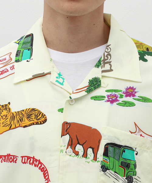 Liberaiders(リベレイダース)の「Liberaiders / リベレイダース RAYON ALOHA SHIRT #70202(シャツ/ブラウス・メンズ・ブラック/ホワイト系その他・LARGE/MEDIUM)」の18枚目の写真